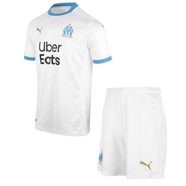 Camiseta Marsella 1ª Niños 2020/21 Blanco